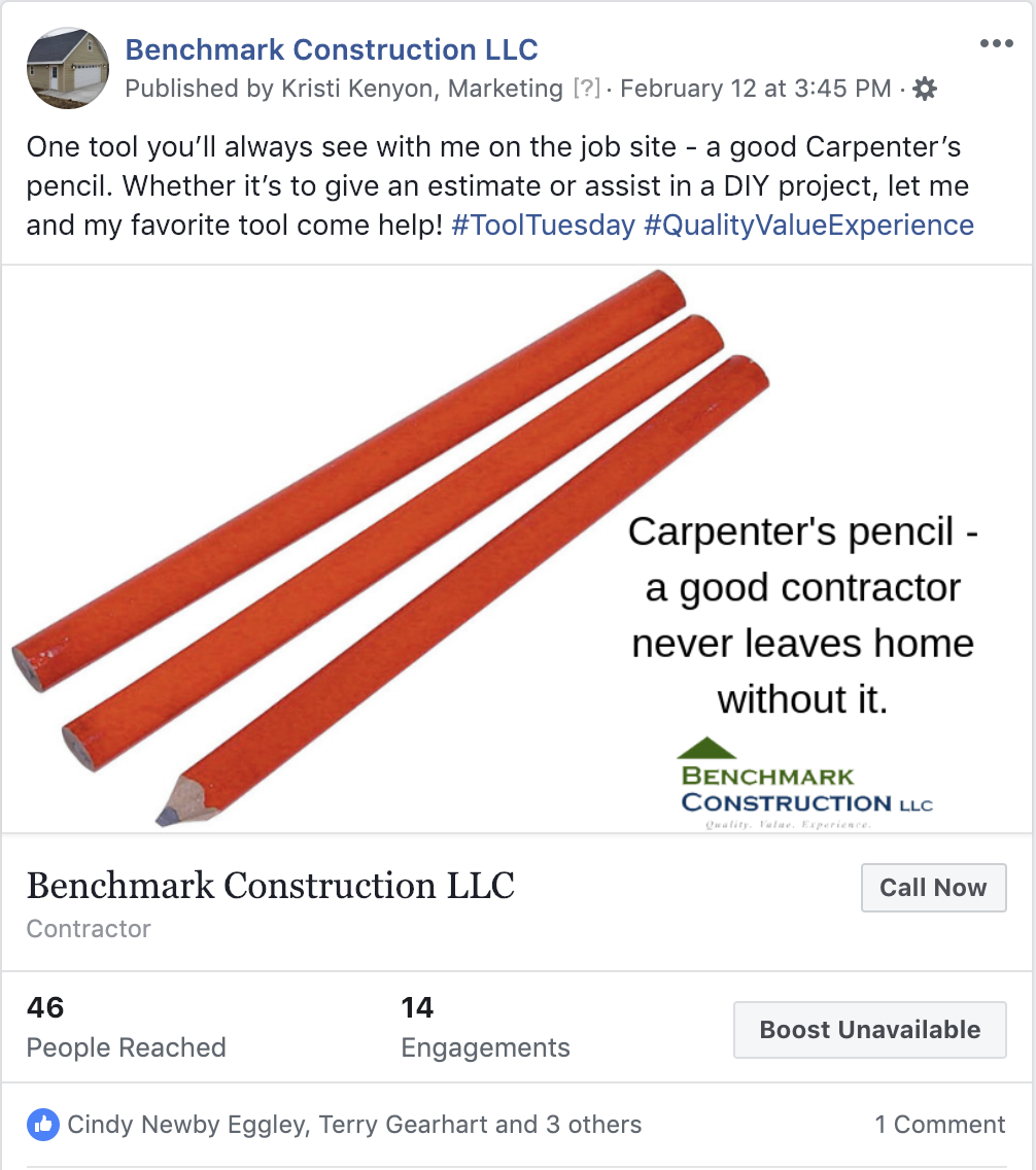 Benchmark Construction Fb Post Feb19